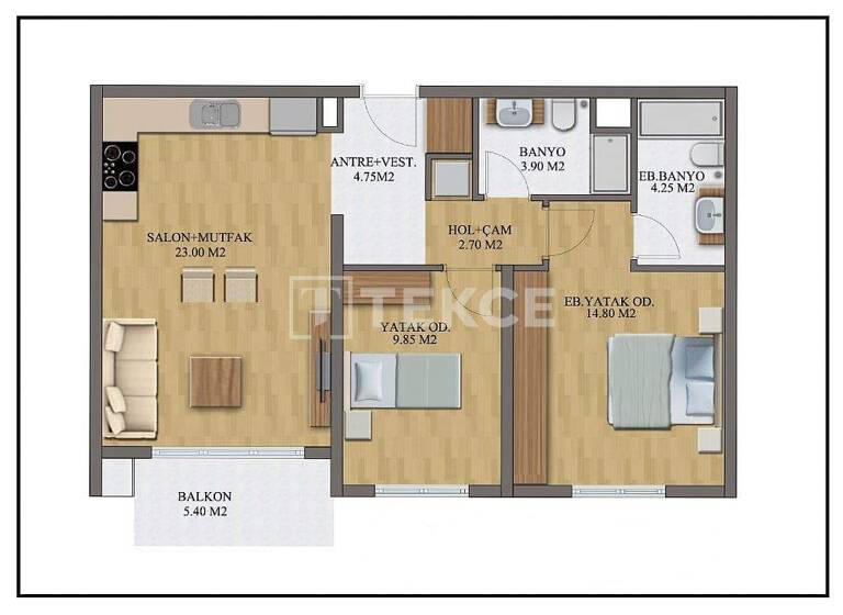 Studio zum Kauf 130.000 € 3 Zimmer 107 m² 1. Geschoss Bursa 16940