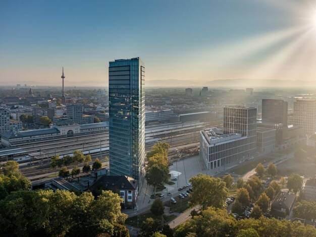 Bürofläche zur Miete 22 € 6.048,6 m² Bürofläche teilbar ab 343,3 m² Am Victoria-Turm 2 Lindenhof Lindenhof 68163