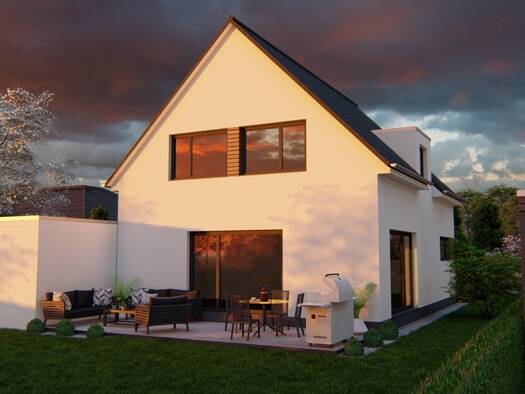 Einfamilienhaus zum Kauf - Erstbezug 566.000 € 4 Zimmer 135 m² 506 m² Grundstück frei ab 01.10.2027 Am alten Sportplatz 10 Hohen Viecheln Hohen Viecheln 23996