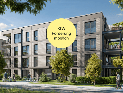 Wohnung zum Kauf - Neubau provisionsfrei 519.900 € 3 Zimmer 78,7 m² EG Fuchshofstraße Ost Ludwigsburg 71638