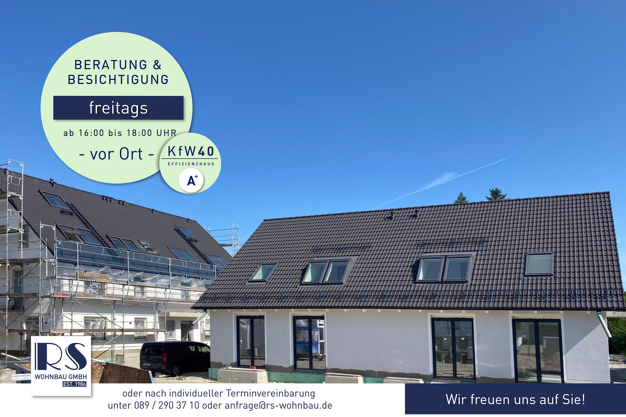 Doppelhaushälfte zum Kauf - Neubau 1.475.000 € 6 Zimmer 132 m² 347 m² Grundstück frei ab sofort Reigersbachstr. 22a Feldmoching-Hasenbergl München 80995