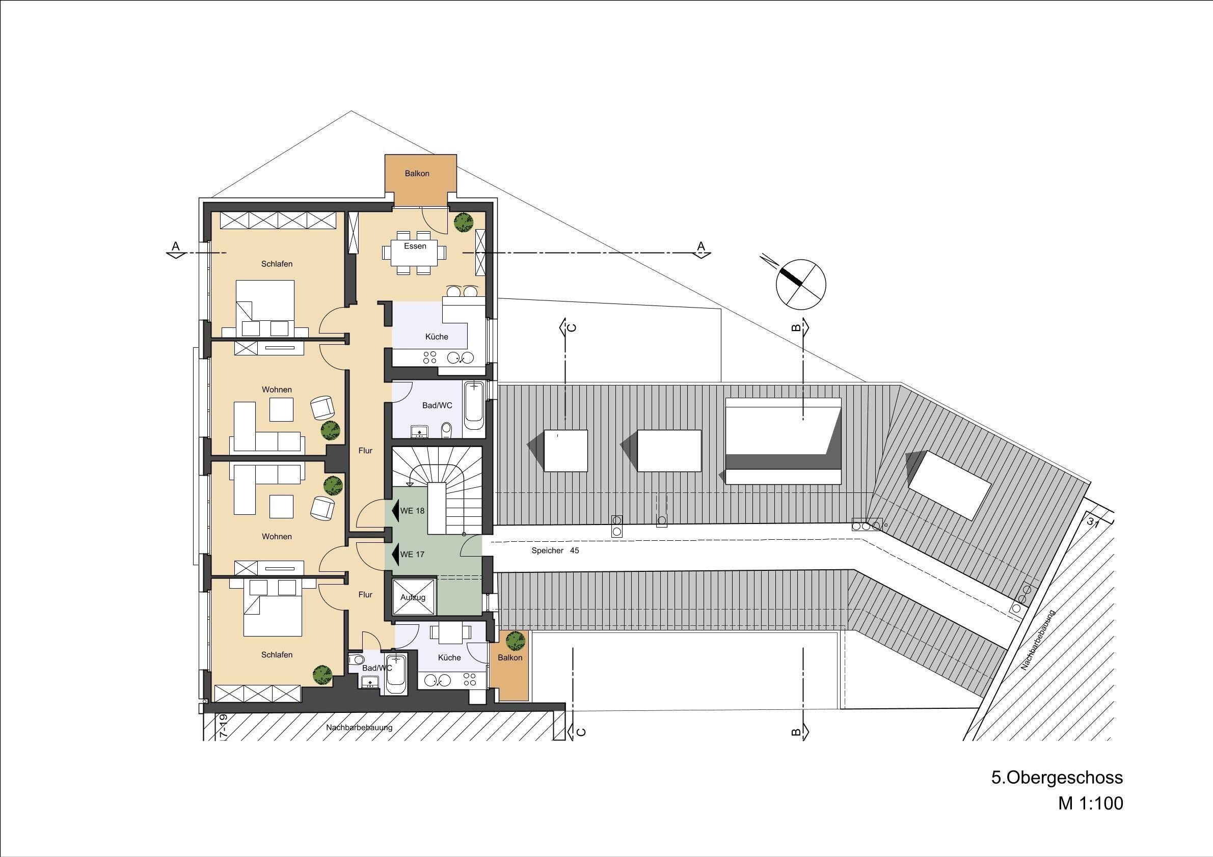 Wohnung zum Kauf provisionsfrei 499.000 € 3 Zimmer 80,2 m²<br/>Wohnfläche 5.<br/>Geschoss ab sofort<br/>Verfügbarkeit Neustadt - Süd Köln 50674