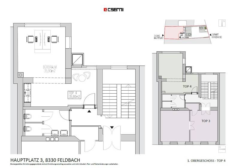 Laden zur Miete 11,60 € Hauptplatz 3 Feldbach 8330