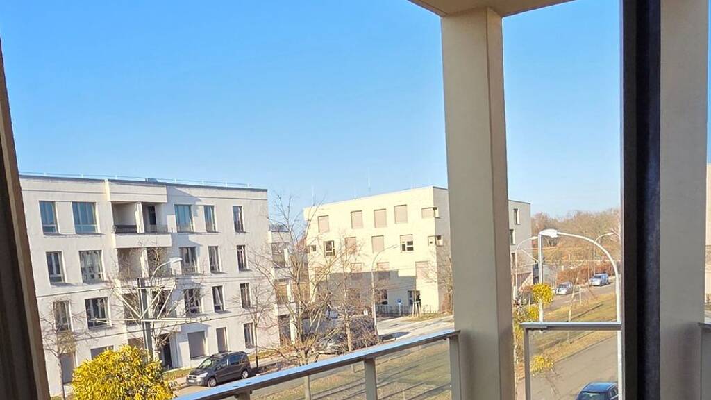 Wohnung zur Miete 1.200 € 2 Zimmer 54,8 m² Geschoss 3/4 frei ab sofort Georg-Hermann-Allee Bornstedter Feld Potsdam 14469