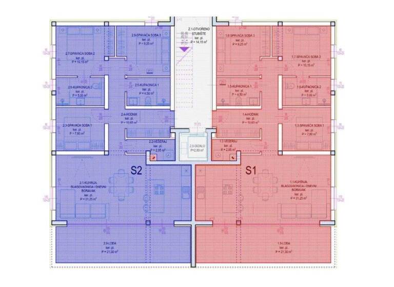Wohnung zum Kauf 480.000 € 3 Zimmer 103 m² Zadar