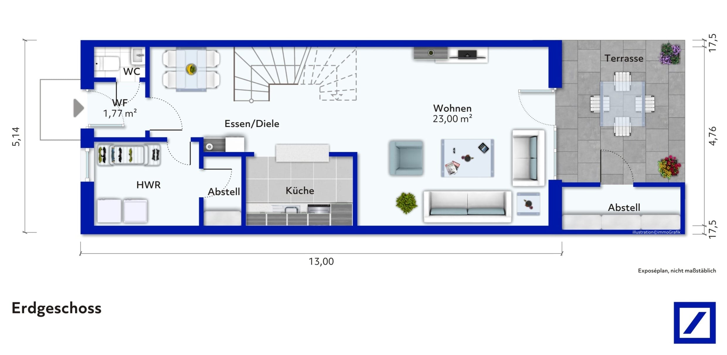 Reihenmittelhaus zum Kauf 330.000 € 5 Zimmer 107 m²<br/>Wohnfläche 254 m²<br/>Grundstück Reppenstedt Reppenstedt 21391