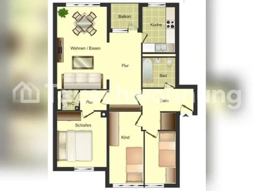 Wohnung zur Miete Tauschwohnung 945 € 4,5 Zimmer 90 m² 2. Geschoss West Ratingen 40880