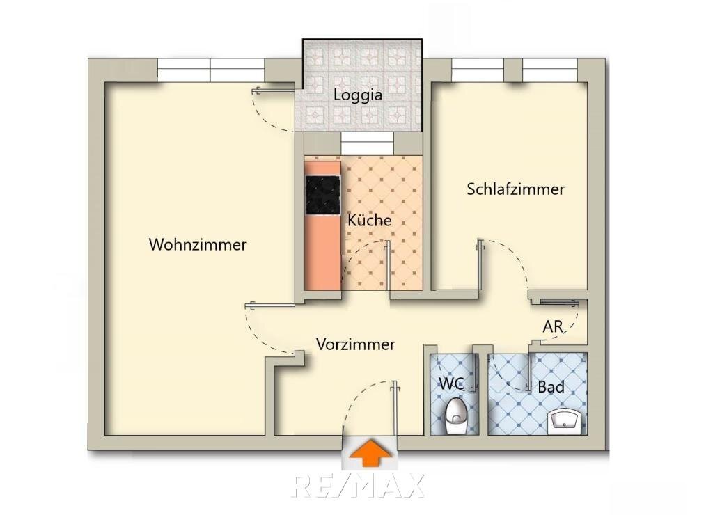 Wohnung zum Kauf 149.000 € 2 Zimmer 58 m²<br/>Wohnfläche 2.<br/>Geschoss Lend Graz 8020