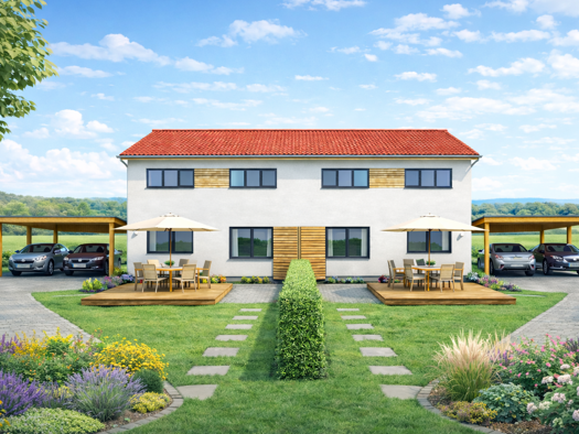 Doppelhaushälfte zum Kauf - Erstbezug provisionsfrei 1.193.000 € 4,5 Zimmer 135 m² 344 m² Grundstück frei ab sofort Am Anger Gilching 82205