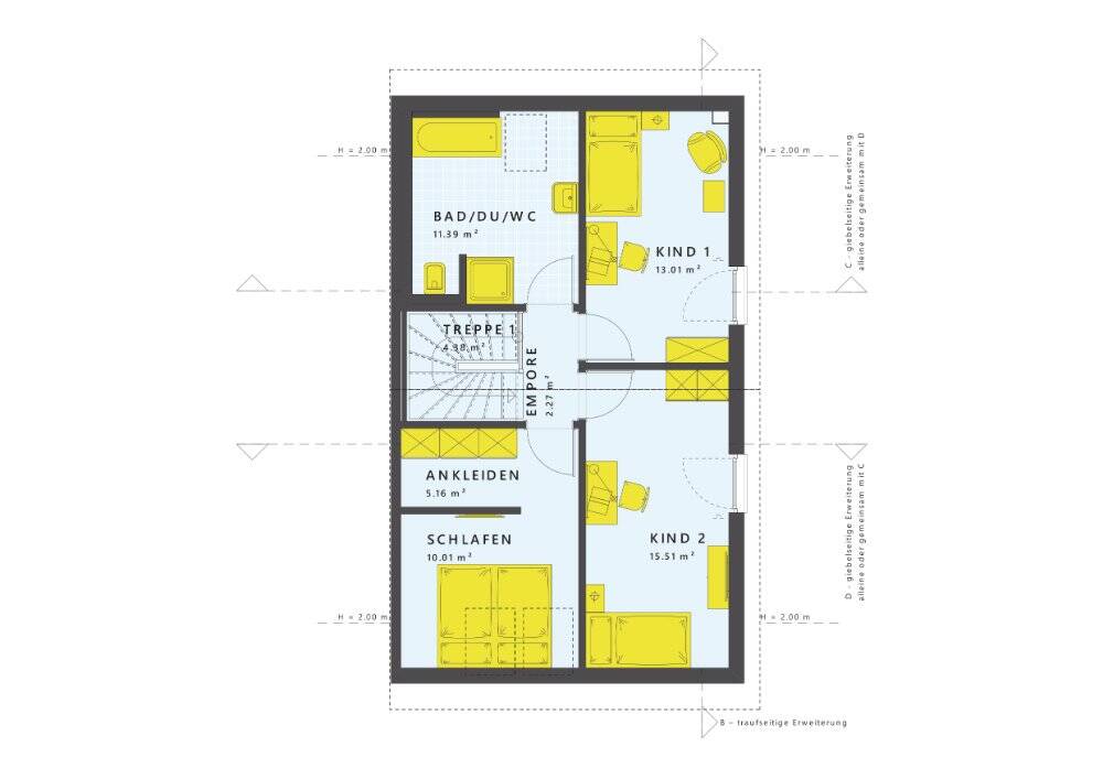 Immobilie in Bad Teinach-Zavelstein - Individuelle Doppelhaushälfte mit 2 Vollgeschossen nach euren Wünschen in ruhiger Wohnlage nähe Calw. - Bild 3
