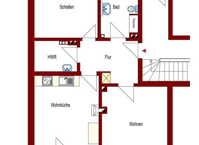 Wohnung zum Kauf provisionsfrei 143.000 € 3 Zimmer 59,5 m² Eversten Oldenburg 26131