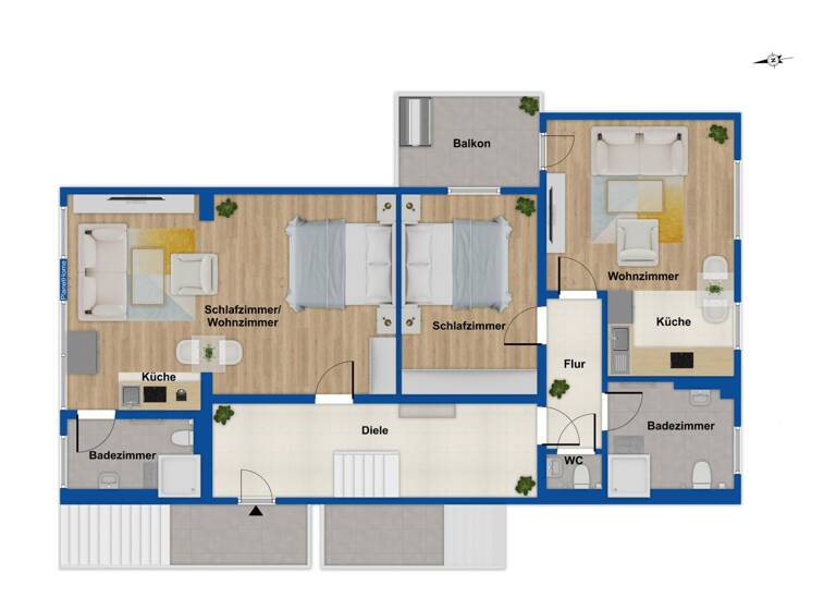 Mehrfamilienhaus zum Kauf 2.999.000 € 10 Zimmer 241 m² 801 m² Grundstück Niendorf/Ostsee Timmendorfer Strand 23669