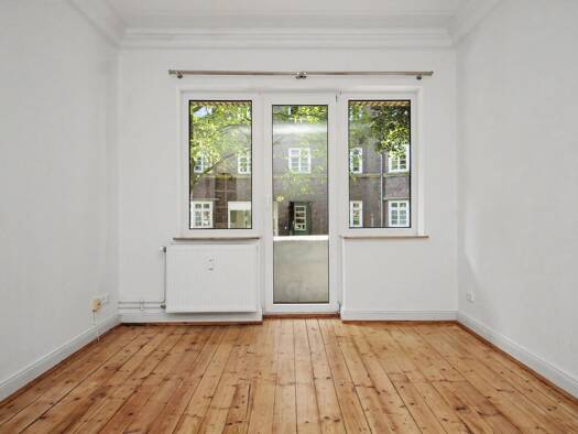 Wohnung zur Miete 1.160 € 2 Zimmer 57 m² Geschoss EG/5 frei ab sofort Suhrsweg 13 Barmbek-Nord Hamburg 22305