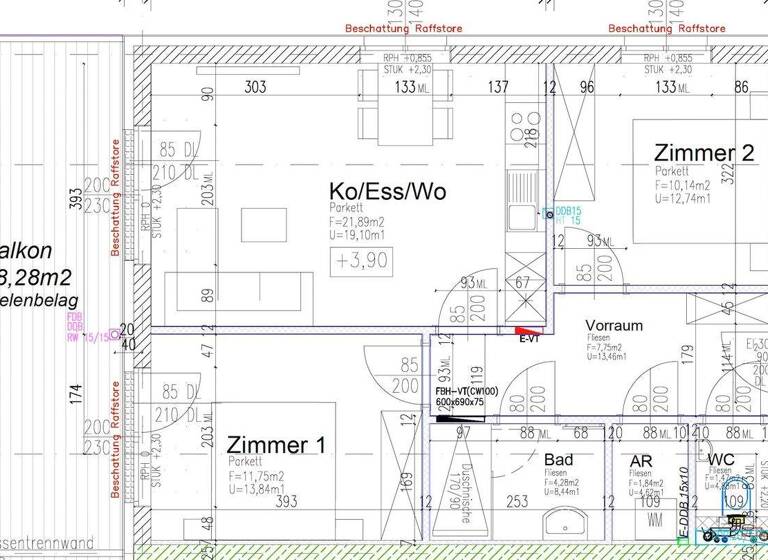 Wohnung zum Kauf 189.000 € 3 Zimmer 59 m² St. Margarethen an der Raab 8321