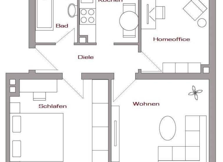 Wohnung zur Miete 720 € 3 Zimmer 57 m² 3 Geschosse frei ab 01.03.2026 Lorenz Nürnberg 90402