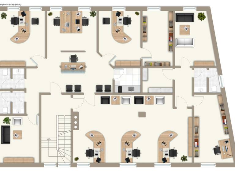 Bürogebäude zur Miete 1.250 € 176,4 m² Bürofläche Oelde 59302