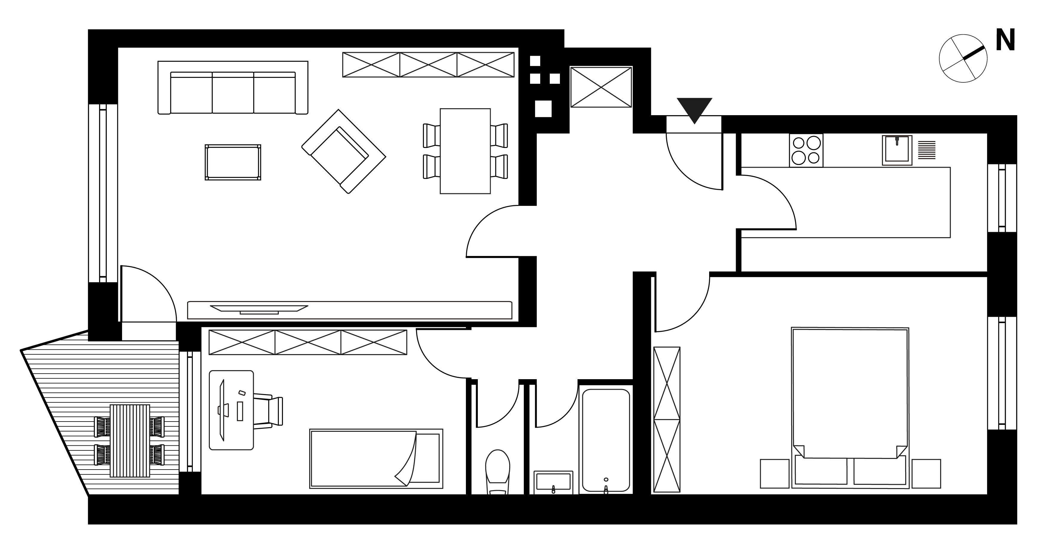 Studio zur Miete 1.879 € 3 Zimmer 72 m²<br/>Wohnfläche Zehlendorf Berlin 14165