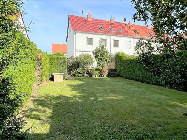 Reihenendhaus zum Kauf provisionsfrei 429.000 € 5 Zimmer 127 m² 437 m² Grundstück Frohe Zukunft Nord 06118
