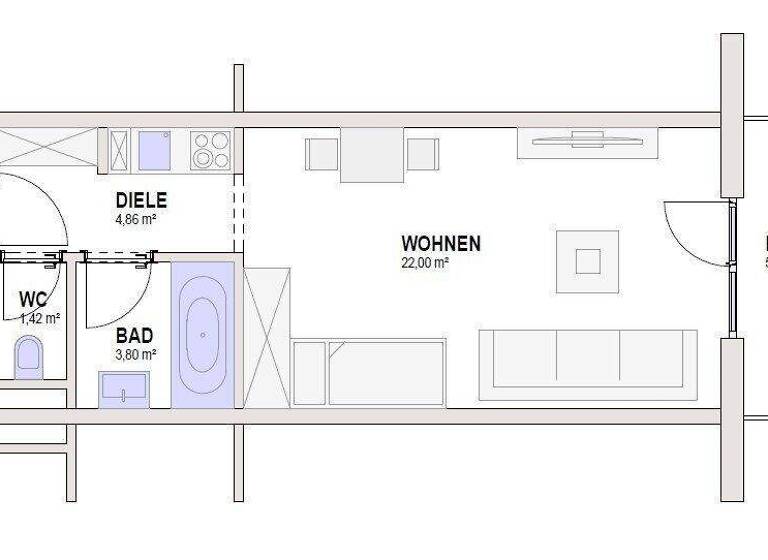 Studio zum Kauf 200.000 € 1 Zimmer 32,1 m² frei ab sofort Igls 6080