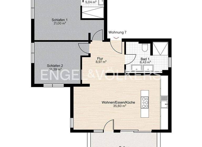Wohnung zum Kauf 895.000 € 3 Zimmer 99,8 m² 1. Geschoss Hoyren Lindau 88131