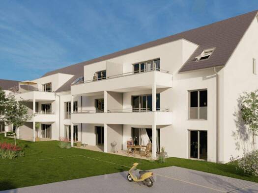 Wohnung zur Miete - Erstbezug 1.377 € 3 Zimmer 91,8 m² 1. Geschoss frei ab sofort Tüllinger Str. 1+3 Weil am Rhein 79576