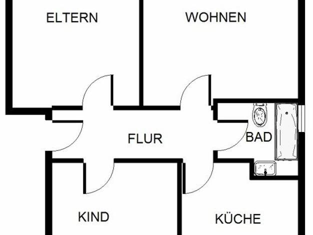 Wohnung zur Miete 541 € 3,5 Zimmer 60,5 m² 1. Geschoss frei ab 07.11.2026 Briloner Straße 14 Attendorn Attendorn 57439