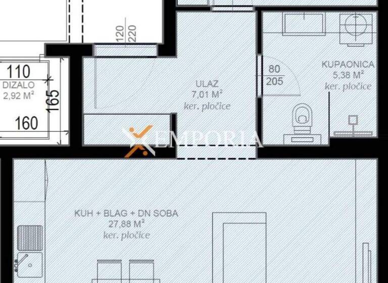 Wohnung zum Kauf 230.880 € 2 Zimmer 71 m² Sveti Filip i Jakov