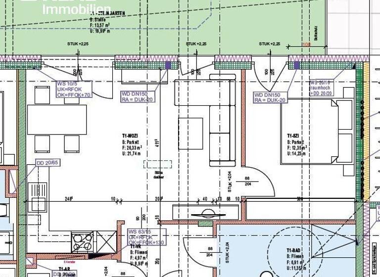 Wohnung zum Kauf - Erstbezug provisionsfrei 455.000 € 2 Zimmer 52,9 m² EG Salzburg 5020