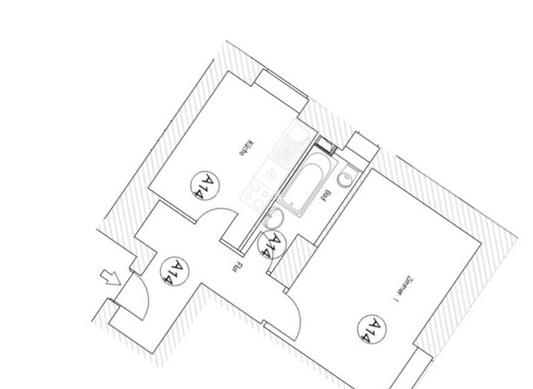 Studio zum Kauf provisionsfrei 199.000 € 1 Zimmer 33,8 m² EG Rudolf-Schwarz-Straße 24 Prenzlauer Berg Berlin 10407