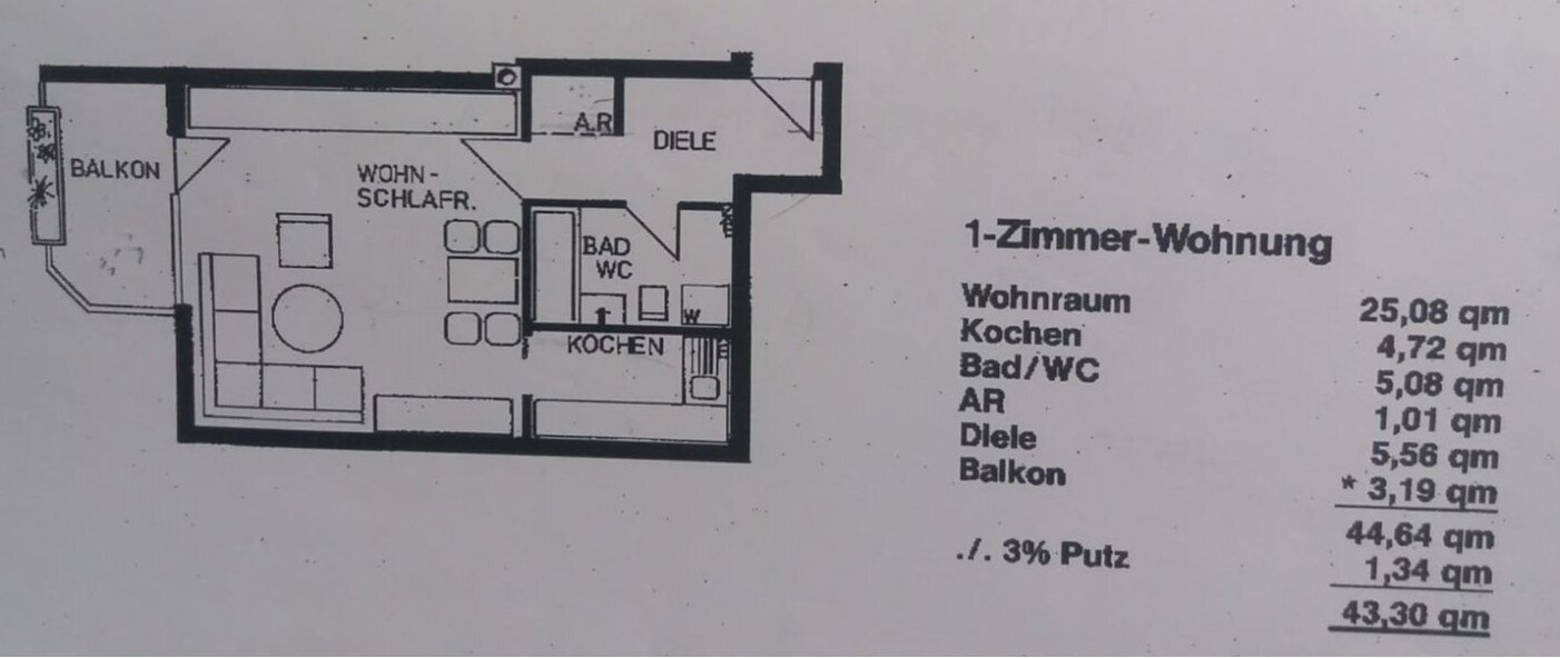 Studio zur Miete 495 € 1 Zimmer 43,3 m²<br/>Wohnfläche EG<br/>Geschoss ab sofort<br/>Verfügbarkeit Albert-Schweitzer-Str. 11a Altdorf Altdorf bei Nürnberg 90518