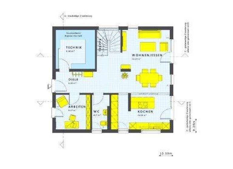 Einfamilienhaus zum Kauf provisionsfrei 728.860 € 5 Zimmer 164 m² 460 m² Grundstück Huchenfeld 75181
