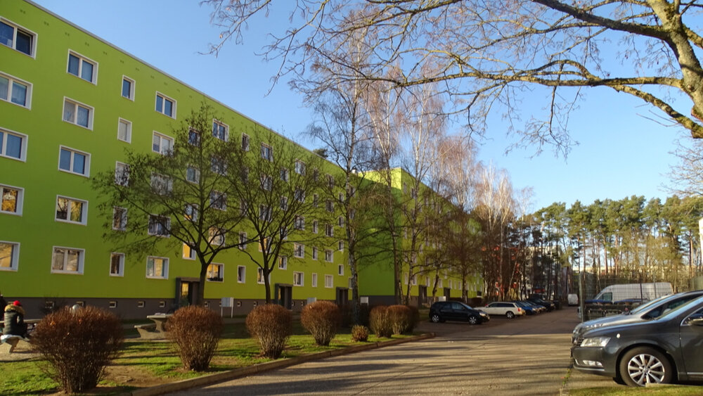 Wohnung zur Miete 401 € 3 Zimmer 57,3 m²<br/>Wohnfläche EG<br/>Geschoss Hegelstraße 21 Mueßer Holz Schwerin 19063