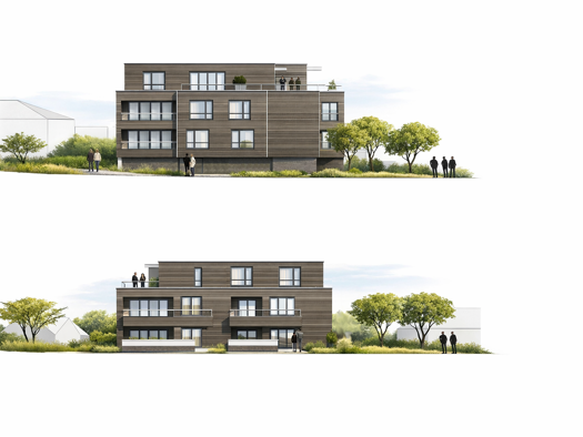 Wohnung zum Kauf - Neubau provisionsfrei 277.291 € 2 Zimmer 56,6 m² 1. Geschoss Kleinottweiler Bexbach 66450