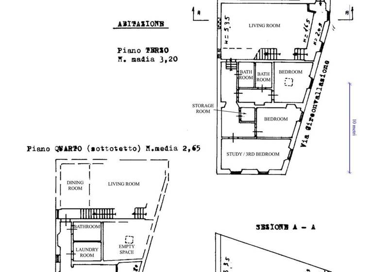 Wohnung zum Kauf 850.000 € 5 Zimmer 270 m² Meerblick Bordighera Alta 18012