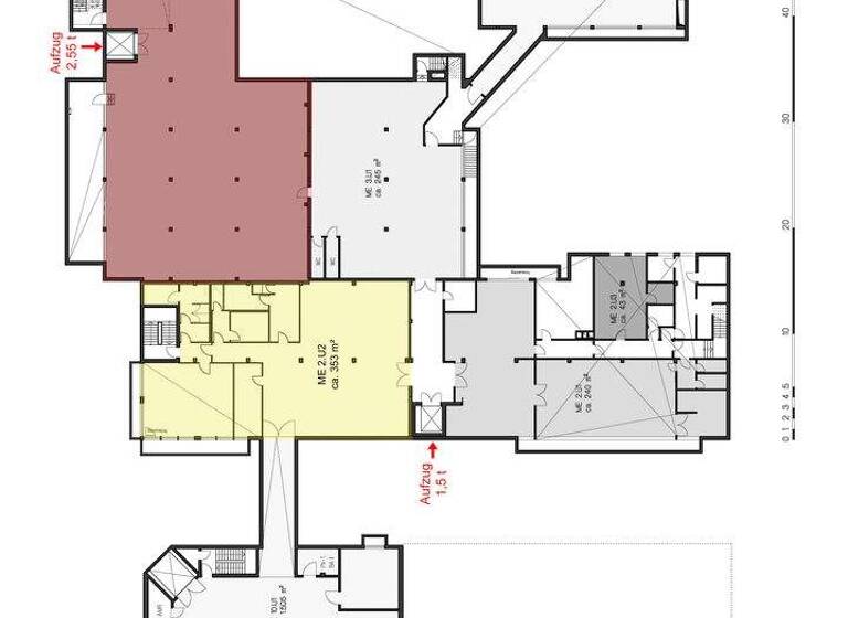 Lagerhalle zur Miete 5,50 € 1.944 m² Lagerfläche teilbar ab 110 m² Südstadt Fürth 90763