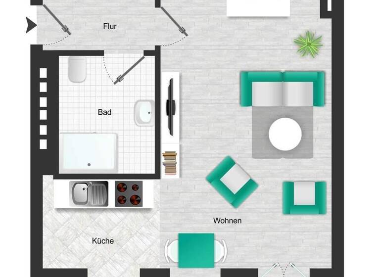 Studio zum Kauf 209.000 € 1 Zimmer 33,9 m² 2. Geschoss Erich-Weinert-Straße 30 Prenzlauer Berg Berlin 10439