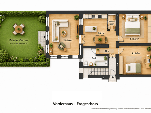 Terrassenwohnung zum Kauf 395.000 € 3 Zimmer 102 m² 4 Geschosse Babelsberg Süd Potsdam 14482