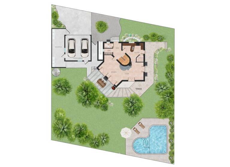 Einfamilienhaus zum Kauf 995.000 € 9 Zimmer 240 m² 860 m² Grundstück Eisenbahnstr. 17 Buggingen 79426