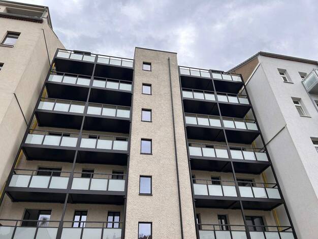 Wohnung zur Miete nur mit Wohnberechtigungsschein 590 € 3 Zimmer 69,4 m² 5. Geschoss Delitzscher Str. 7 Zentrum-Nord Leipzig 04105