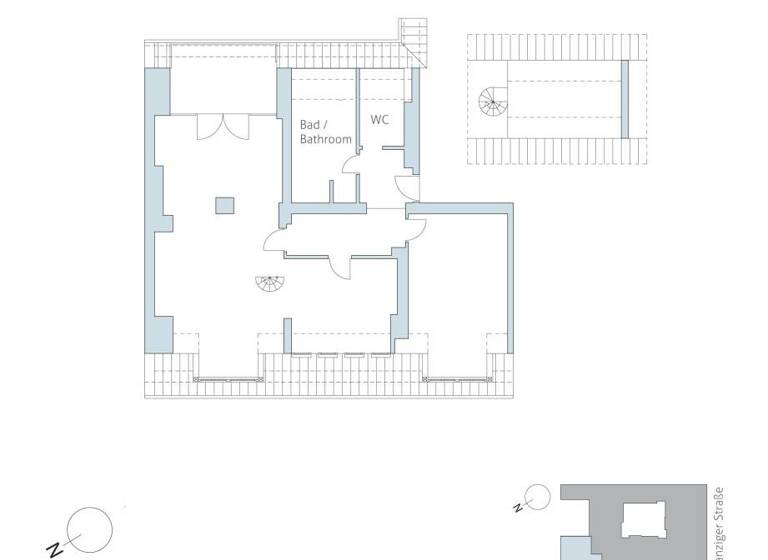 Wohnung zum Kauf provisionsfrei 383.500 € 2 Zimmer 92 m² 4. Geschoss Bötzowstraße 56 Prenzlauer Berg Berlin 10407