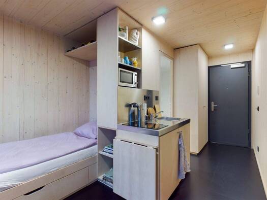 Studio zur Miete 637 € 1 Zimmer 19,2 m² 3. Geschoss frei ab 01.04.2026 Dratelnstraße 32 a-c Wilhelmsburg Hamburg 21109