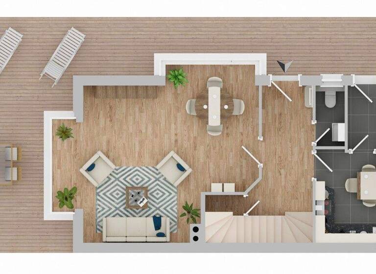 Doppelhaushälfte zum Kauf 550.000 € 5 Zimmer 116 m² 257 m² Grundstück Rellingen 25462