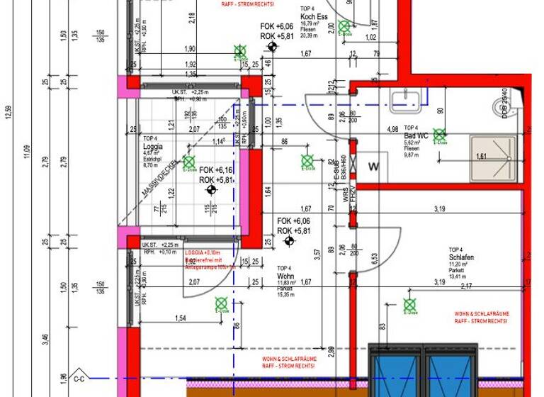 Wohnung zur Miete 512 € 2 Zimmer 45,4 m² 2. Geschoss frei ab 01.06.2026 Brachsenweg 12 Ufer Linz 4030