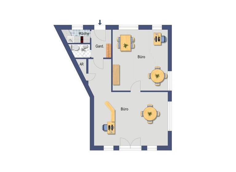 Bürofläche zum Kauf 195.000 € 2 Zimmer 76,4 m² Bürofläche Greven 48268