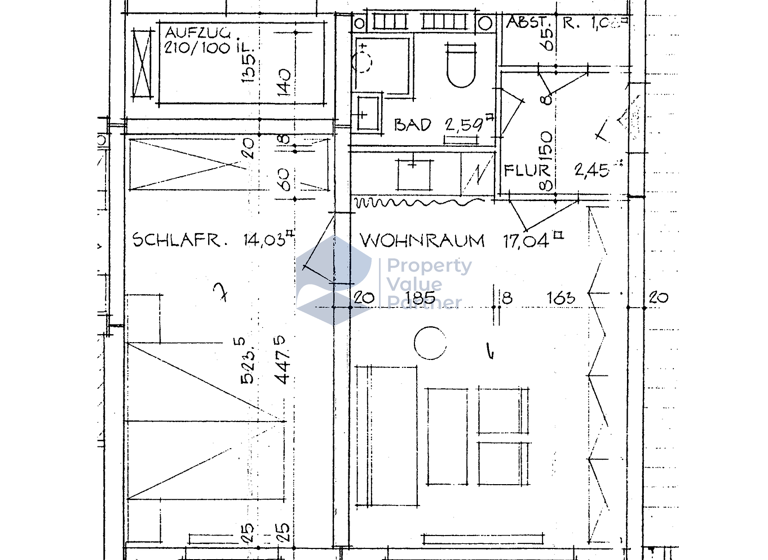 Wohnung zur Miete 405 € 2 Zimmer 37,2 m² 3. Geschoss Rabenberg Wolfsburg 38444