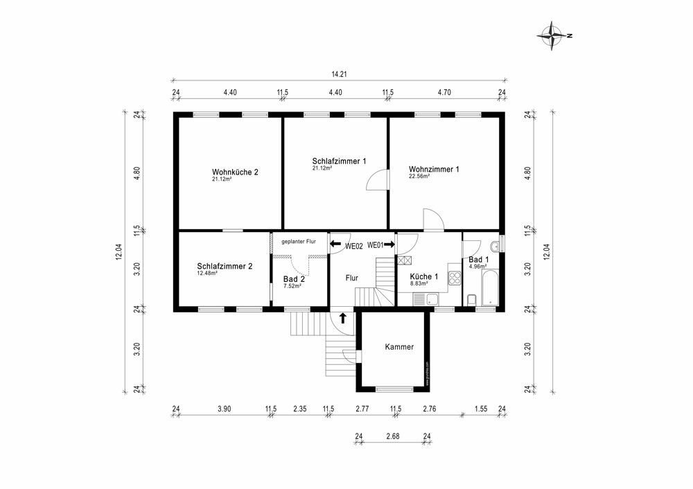 Mehrfamilienhaus zum Kauf 275.000 € 8 Zimmer 175 m²<br/>Wohnfläche 531 m²<br/>Grundstück Fredersdorf-Süd Fredersdorf-Vogelsdorf 15370