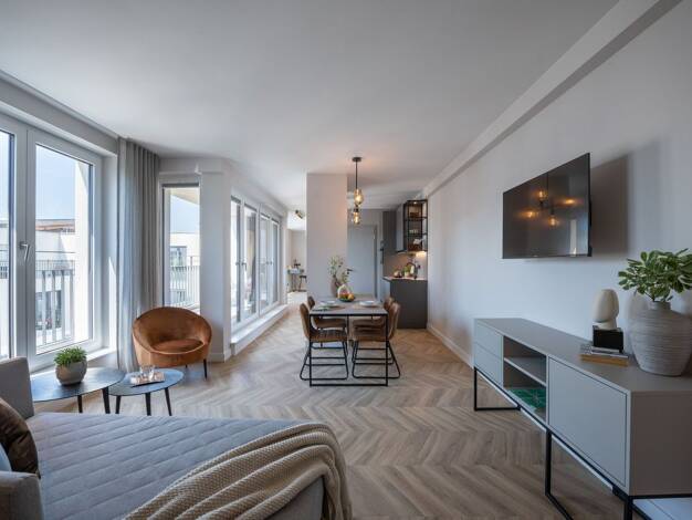 Wohnung zur Miete 1.900 € 2 Zimmer 70,4 m² 6. Geschoss frei ab sofort Kreutzigerstraße 14 Friedrichshain Friedrichshain-Kreuzberg 10247