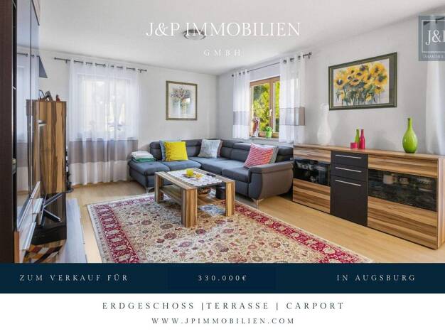 Wohnung zum Kauf 330.000 € 2 Zimmer 62 m² EG Firnhaberau Augsburg / Firnhaberau 86169