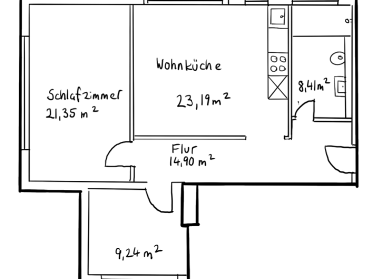 Wohnung zum Kauf 569.000 € 3 Zimmer 76 m² Hoheluft-Ost Hamburg 20251