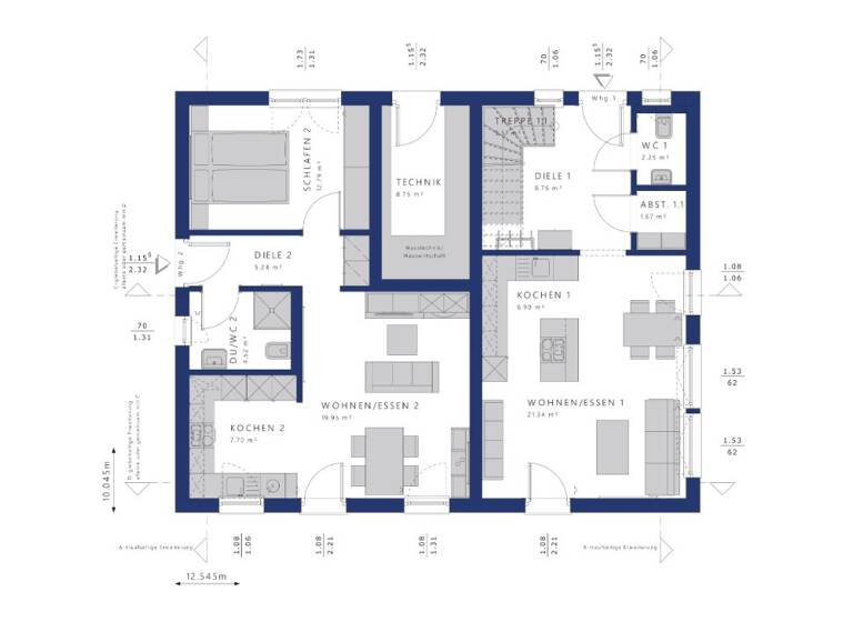 Mehrfamilienhaus zum Kauf provisionsfrei 1.149.000 € 5 Zimmer 207 m² 1.162 m² Grundstück Lettenbach Diedorf 86420